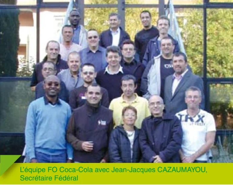 Document PDF FGTA-FO Coca-Cola concernant le dossier Stirling.