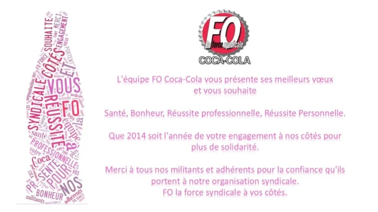 Document de présentation de la section syndicale FO Coca-Cola (2014).