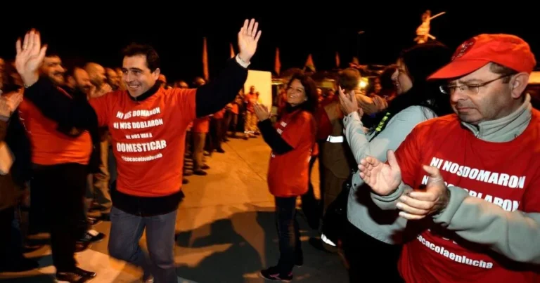 Capture d'écran illustrant la victoire syndicale et l'emploi retrouvé à Fuenlabrada.
