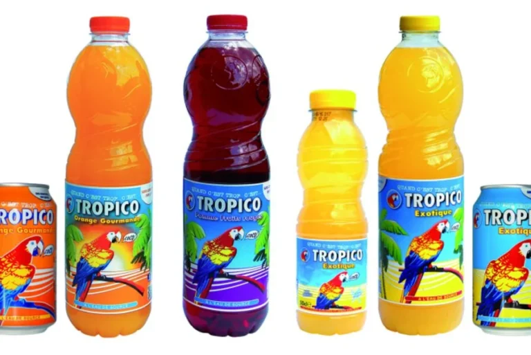 Logos des marques Coca-Cola et Tropico suite à l'acquisition.