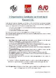 Signatures de l'accord CSE Coca-Cola par les représentants syndicaux FO.