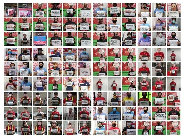 Illustration de la répression syndicale chez Coca-Cola Philippines dénoncée par FO.