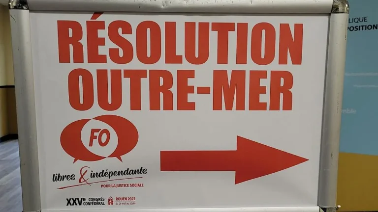 Participants au congrès FO de Rouen sur l'indépendance syndicale.