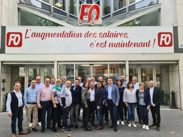 Réunion de la Commission Administrative Confédérale FO en 2022.