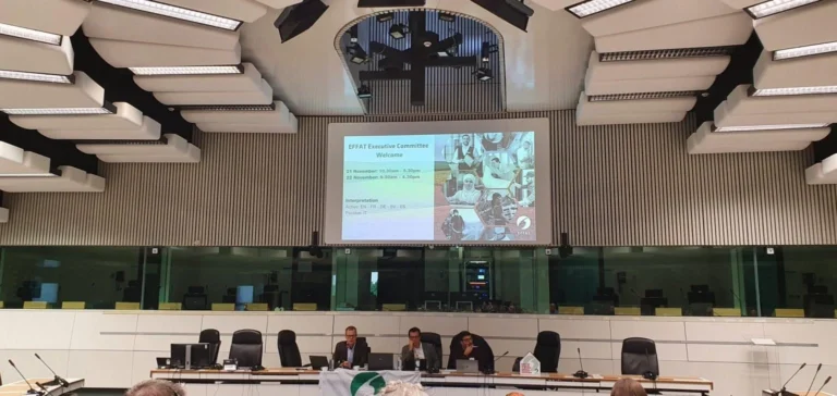 Délégation FGTA-FO à la conférence EFFAT 2022 sur le pouvoir d'achat.