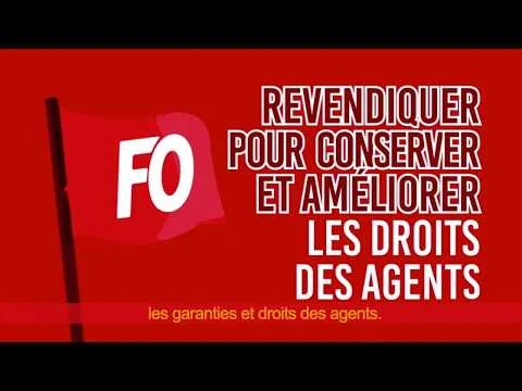 Le 6 décembre, je défends le service public. Je vote FO