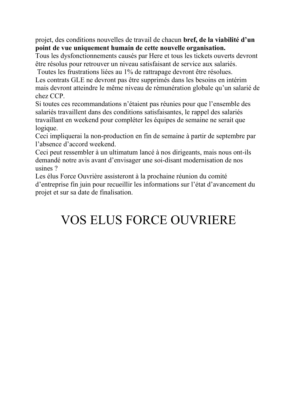 Dunkerque : Alerte sur le climat social chez CCP