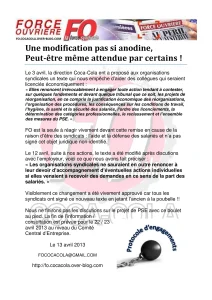 FO s&rsquo;oppose à la restriction de l&rsquo;aide aux licenciés
