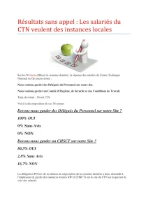 Maintien des instances locales au CTN : La voix des salariés FO entendue !