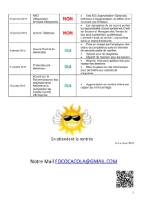 FO : Bilan des accords et actions syndicales