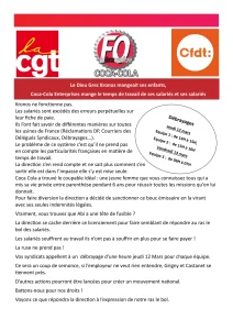 Débrayage : Stop aux erreurs de paie chez Coca-Cola !