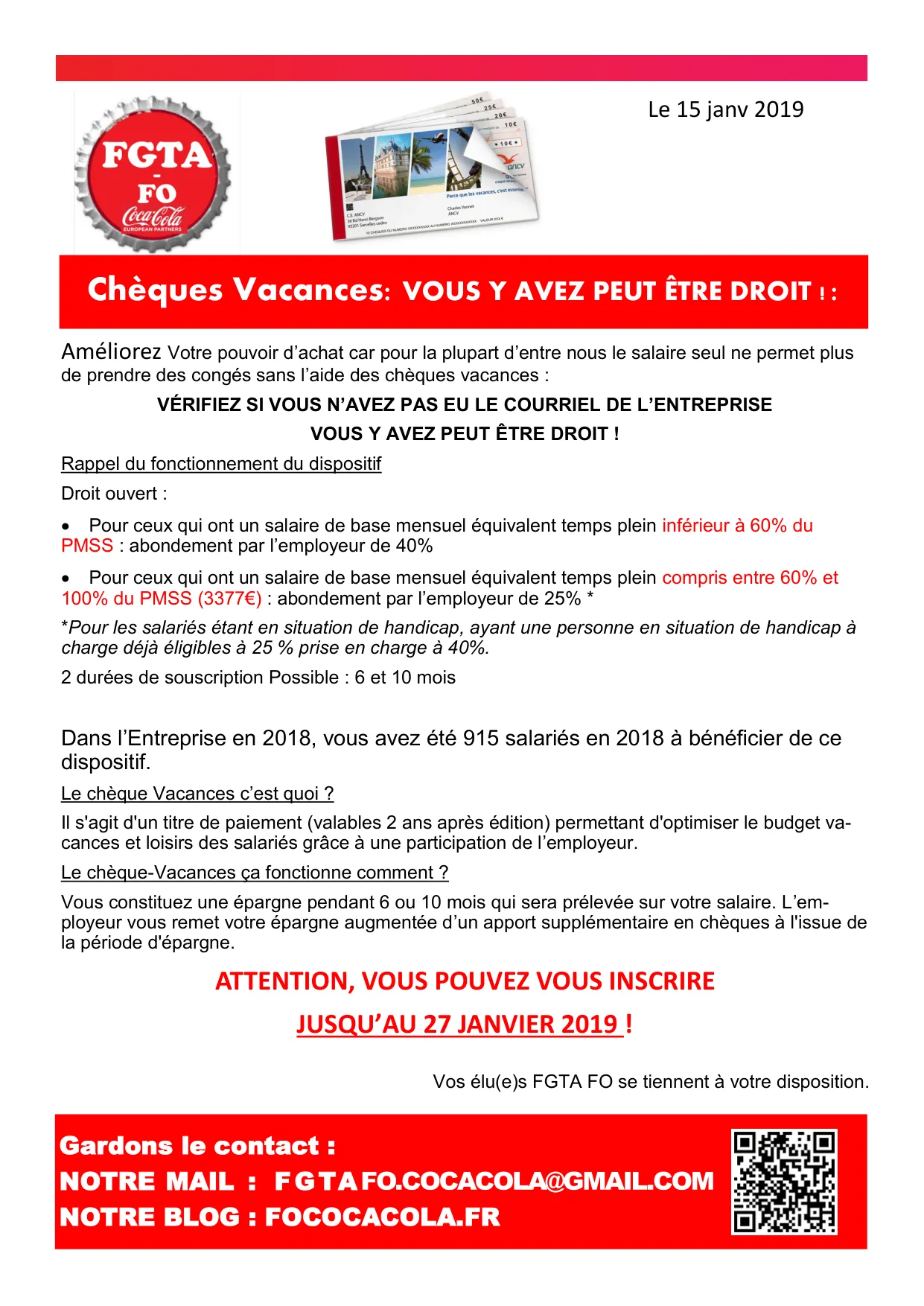 Chèques Vacances : Vérifiez Votre Éligibilité !