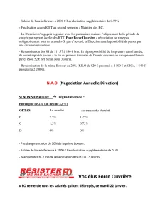 FO refuse la NAO : Salaires insuffisants et désaccord sur les congés !