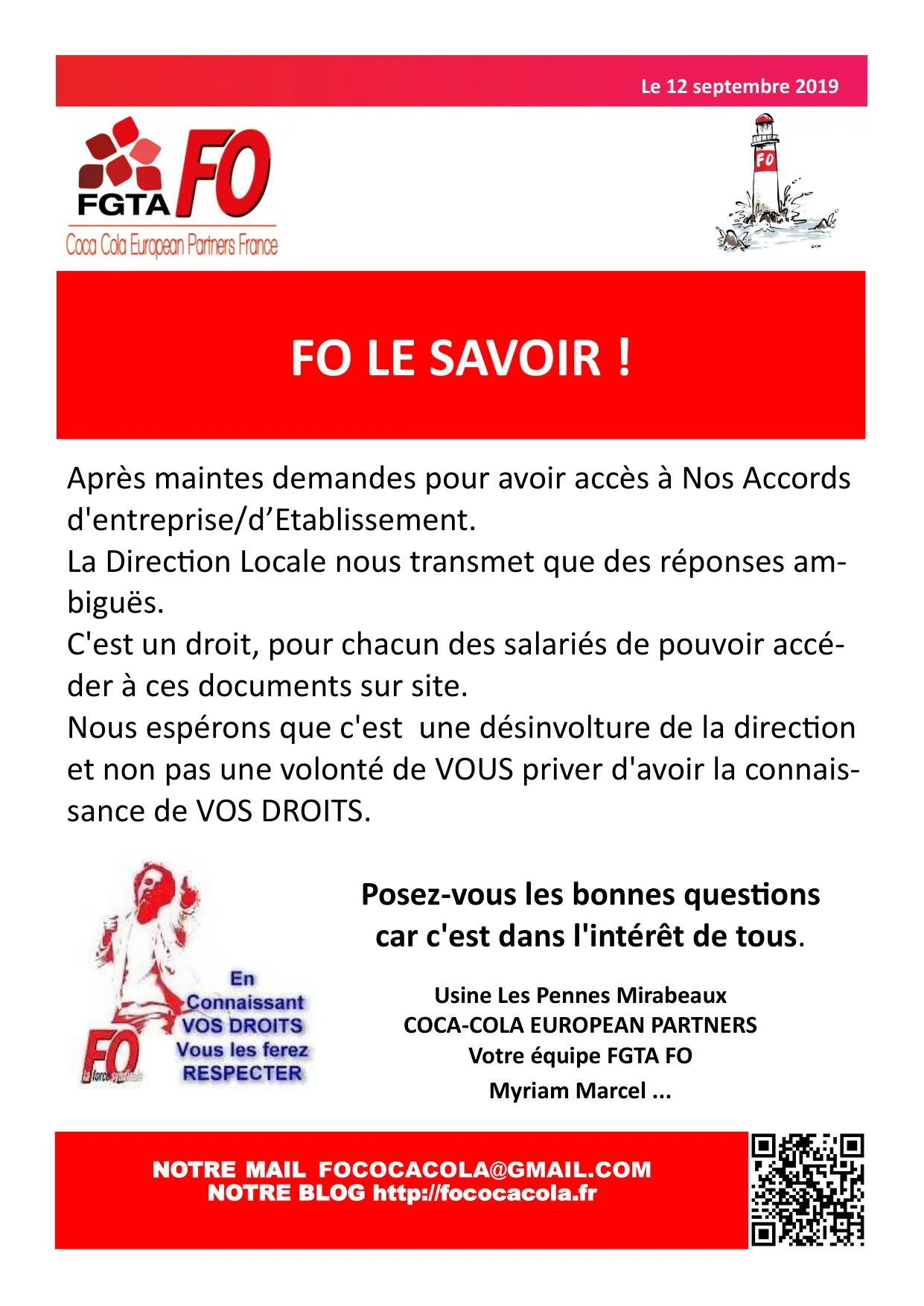 Accès aux accords d&rsquo;entreprise : Un droit pour tous !