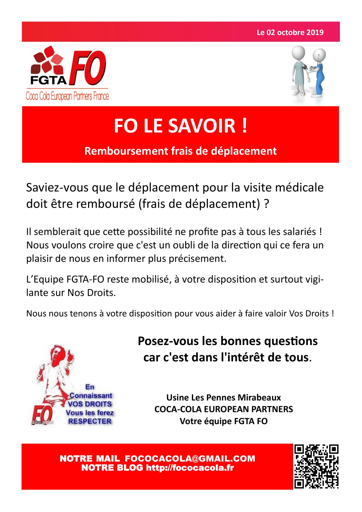 Remboursement des frais de déplacement pour visite médicale : un droit pour tous !