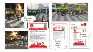 Débrayage à Clamart le 15 Avril 2021