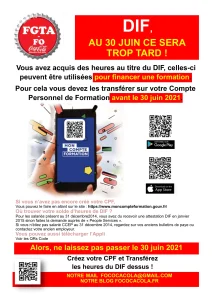 DIF : Transférez vos heures avant le 30 juin !