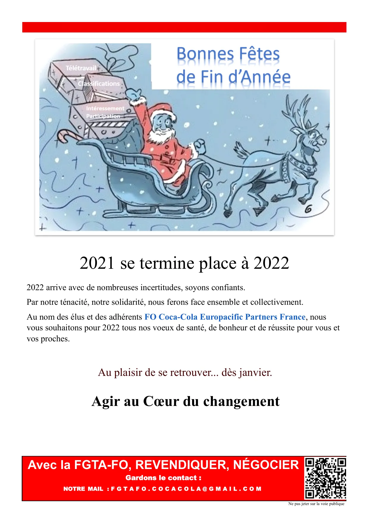 NAO 2022 : La FGTA FO signe l&rsquo;accord salarial