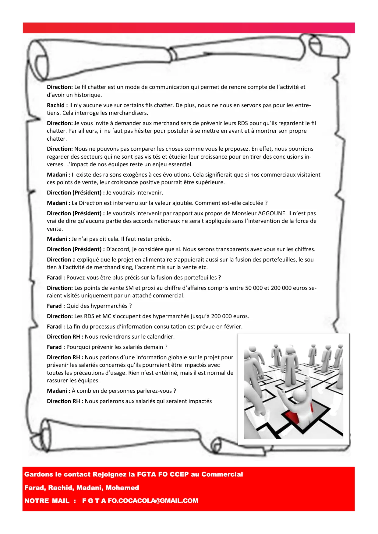 FO alerte sur la sécurité et les pratiques illicites