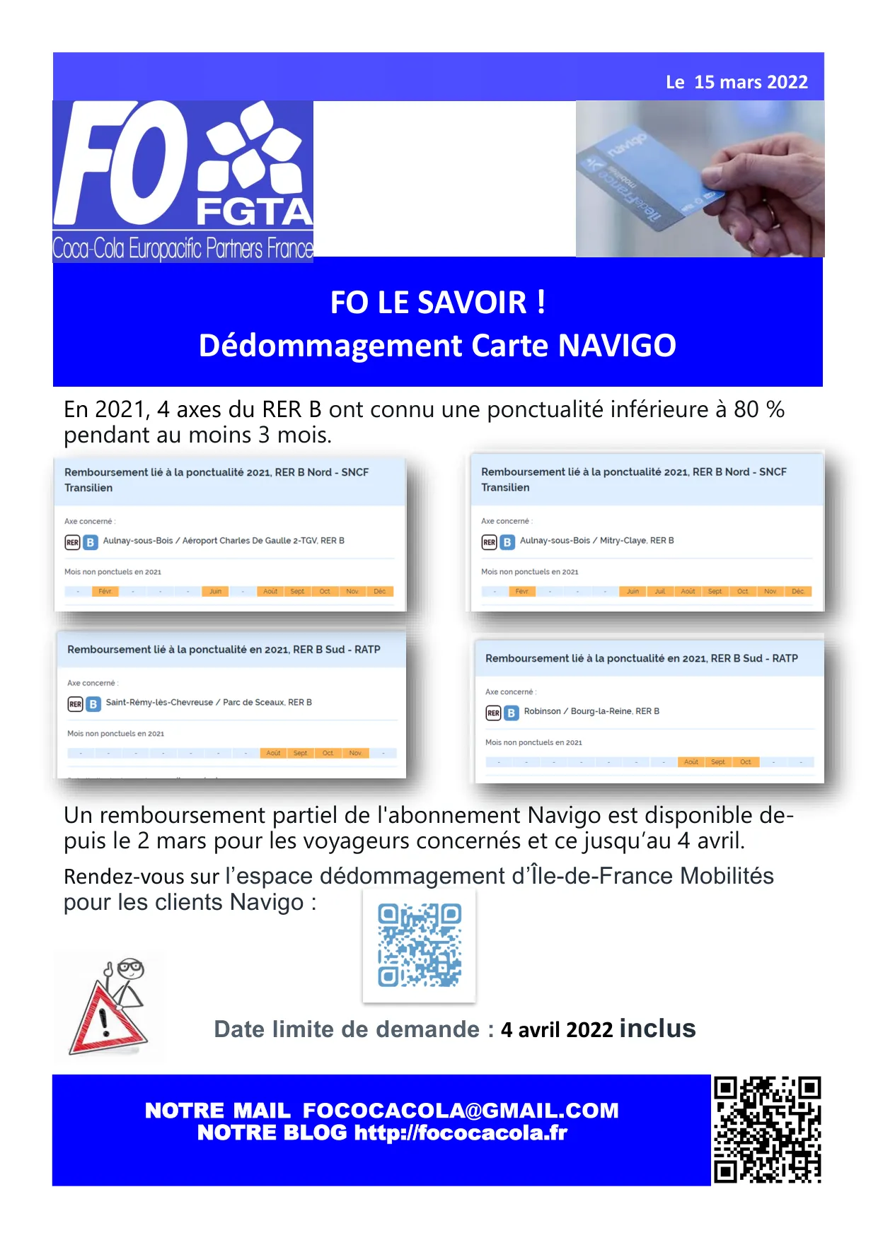 Remboursement Navigo : Faites valoir vos droits !