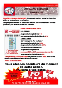 Inflation : Propositions salariales insuffisantes de la direction