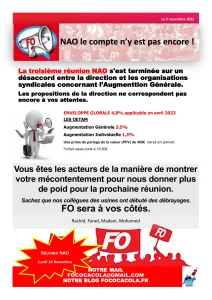 NAO : Inflation et Insatisfaction Salariale