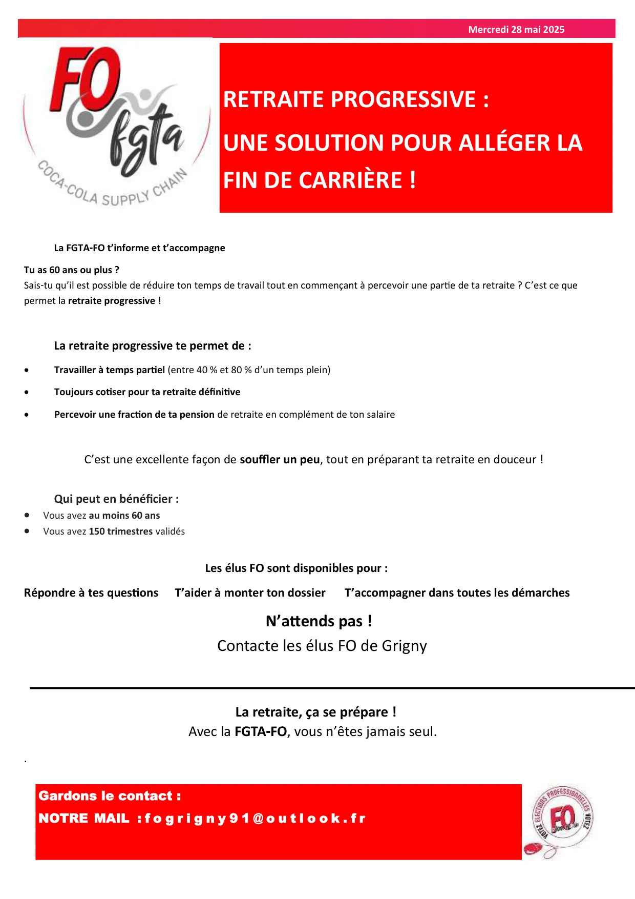 Retraite Progressive : Allégez votre fin de carrière !