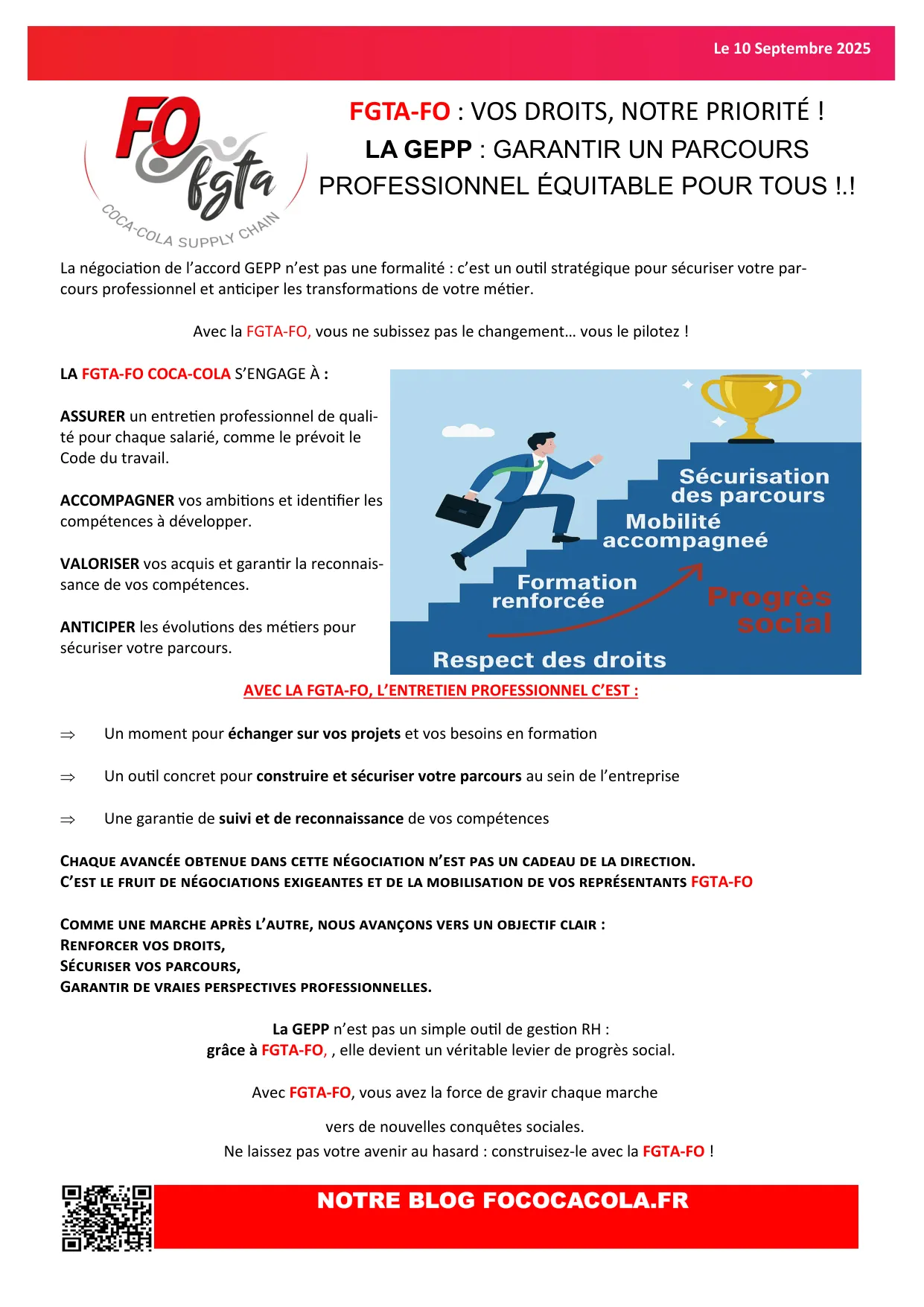GEPP : Sécurisez votre avenir professionnel avec FO
