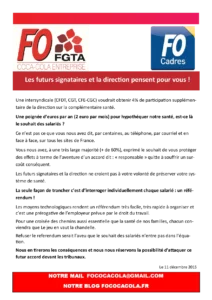 Santé des salariés : FO réclame un référendum face à un accord contesté