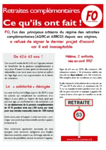 Retraites Complémentaires : FO Dénonce un Accord Inacceptable