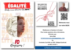 Égalité et Défense des Droits : FO s’engage pour tous les salariés