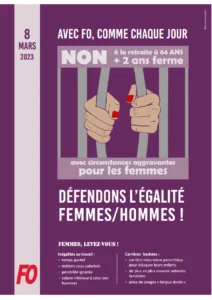 Retraite à 64 ans : FO dit NON aux inégalités pour les femmes