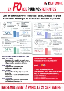 Retraites : Non à la Baisse des Pensions, Manifestons le 21 Septembre !