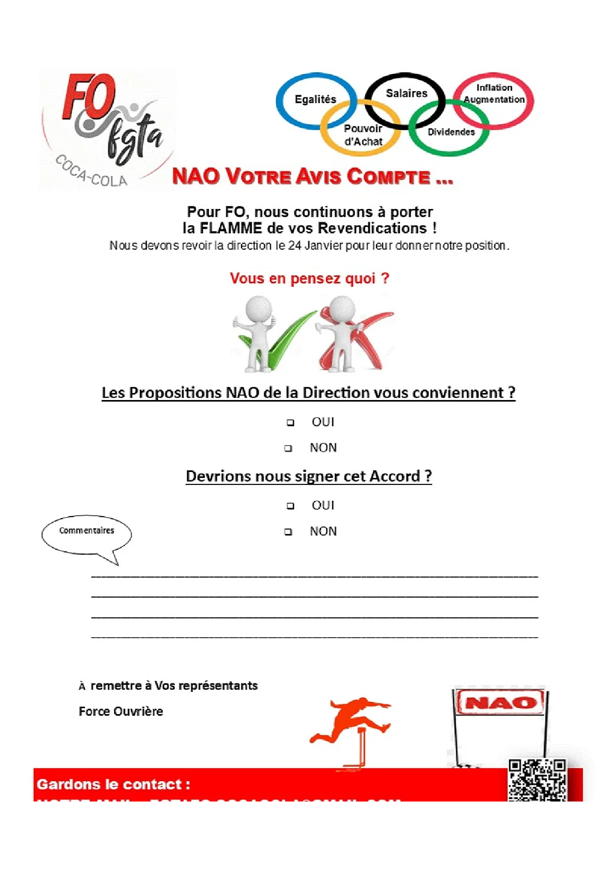 NAO : Votre Avis Compte pour FO