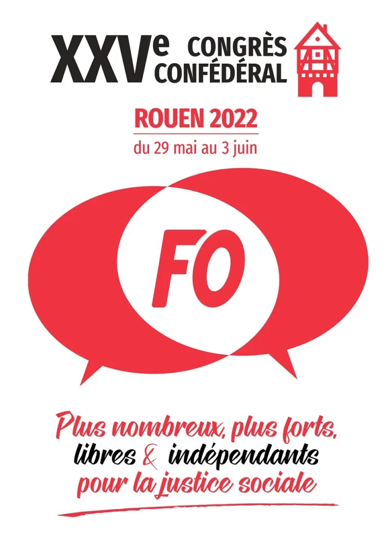 Délégation FGTA-FO Coca-Cola au 25ème Congrès Confédéral FO.