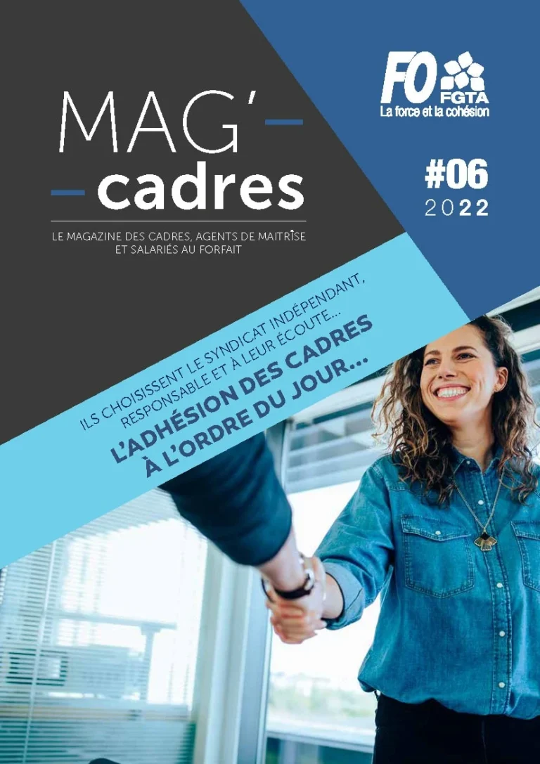 Couverture du magazine FGTA-FO Cadres numéro 6