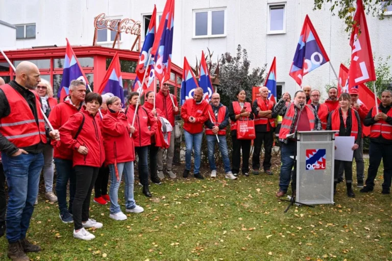 Illustration de la victoire syndicale OGBL chez Coca-Cola Luxembourg.