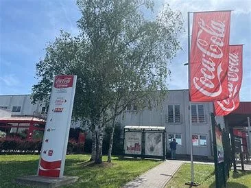 Manifestation syndicale OGBL pour des salaires chez Coca-Cola Luxembourg.