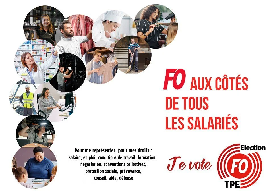 Force Ouvrière : l'union syndicale pour vos droits et avantages.