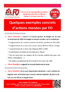 FO Coca-Cola : Des actions concrètes pour vos droits et conditions de travail