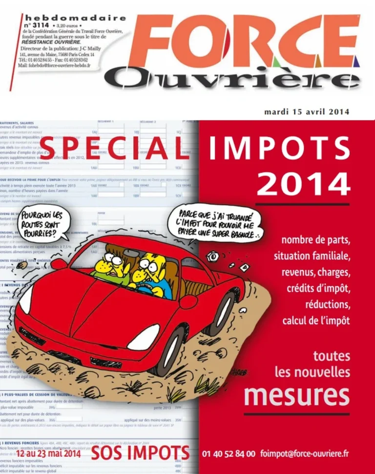 Illustration : Loi de finances 2014 : FO dénonce l'injustice fiscale et propose des solutions - FGTA Force Ouvrière Coca-Cola