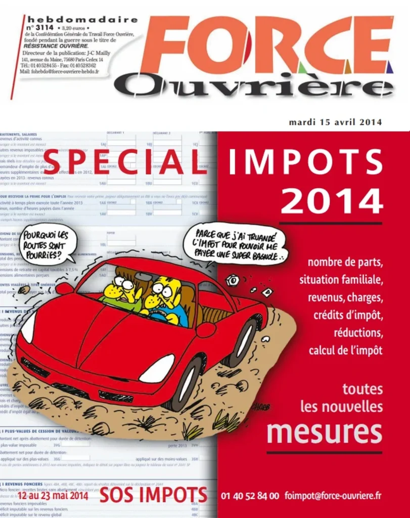 Illustration : Loi de finances 2014 : FO dénonce l'injustice fiscale et propose des solutions - FGTA Force Ouvrière Coca-Cola