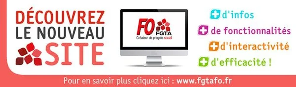 Illustration : FGTA-FO : Découvrez notre nouveau site, votre outil syndical ! - FGTA Force Ouvrière Coca-Cola
