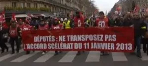 Illustration : FO : Mobilisation réussie contre l'accord du 11 janvier et action continue - FGTA Force Ouvrière Coca-Cola