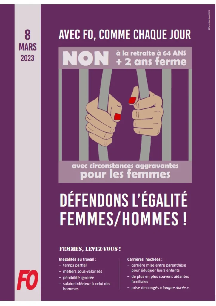 FO Coca-Cola s'engage pour l'égalité femmes-hommes au quotidien.